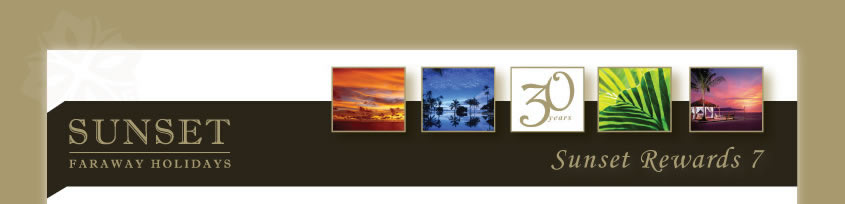 Sunset Rewards Header